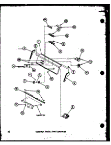 Control Panel And Controls (Taa400 / P77040-2W) (Taa600 / P77040-4W) (Taa800 / P77040-5W) (Taa500 / P77040-3W) parts for Amana Washer TAA800/P77040-5W from AppliancePartsPros.com