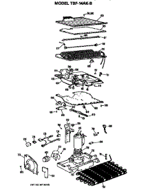 Unit Parts parts for Ge Top-Mount Refrigerator TBF14AKB from AppliancePartsPros.com