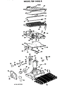 Unit Parts parts for Ge Top-Mount Refrigerator TBF14XGR from AppliancePartsPros.com