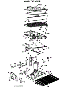 Unit Parts parts for Ge Top-Mount Refrigerator TBF14XJC from AppliancePartsPros.com