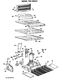 Unit Parts parts for Ge Top-Mount Refrigerator TBX18AKB from AppliancePartsPros.com