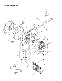 Fan And Control Assembly parts for Amana Room Air Conditioner TC11185W1B-TC11185W1B from AppliancePartsPros.com