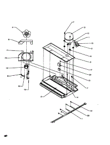 Compressor Compartment parts for Amana Top-Mount Refrigerator TC18A3-P1181812W from AppliancePartsPros.com