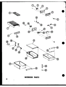 Interior Parts (Td23c-C / P73500-18Wc) (Td23c / P73500-18W) (Td23c-A / P73500-18Wa) (Td23c-L / P73500-18Wl) (Td23c-G / P73500-18Wg) parts for Amana Top-Mount Refrigerator TC18C-L-P73500-16WL from AppliancePartsPros.com