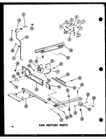Fan Motors Parts (Td23c-C / P73500-18Wc) (Td23c / P73500-18W) (Td23c-A / P73500-18Wa) (Td23c-L / P73500-18Wl) (Td23c-G / P73500-18Wg) parts for Amana Top-Mount Refrigerator TC18C-L-P73500-16WL from AppliancePartsPros.com