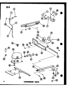 Compressor Parts (Tm18f-C / P75288-3Wc) (Tm18f-A / P75288-3Wa) (Tm18f-G / P75288-3Wg) (Tm18f / P75288-3W) (Tm18f-L / P75288-3Wl) (Tr18f-C / P75288-13Wc) (Tr18f / P75288-13W) (Tr18f-A / P75288-13Wa) (Tr18f-L / P75288-13Wl) (Tr18f-G / P75288-13Wg) (Tc18f-C / P75288-5Wc) (Tc18f / P parts for Amana Top-Mount Refrigerator TC18F-L-P75288-5WL from AppliancePartsPros.com