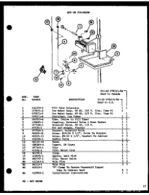 Add On Ice-Maker (Ic-3H / P76213-5W) (Cic-4H / P76213-6W) parts for Amana Top-Mount Refrigerator TC18H-P7711037W from AppliancePartsPros.com