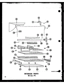 Interior Parts 16 Cu. Ft. (T16j / P60178-1W) (T16j-C / P60178-1Wc) (T16j-A / P60178-1Wa) (Tr16j / P60178-2W) (Tr16j-C / P60178-2Wc) (Tr16j-Ag / P60178-2Wg) (Tr16j-A / P60178-2Wa) (Et16j / P60178-7W) parts for Amana Top-Mount Refrigerator TC18J-A-P60178-4WA from AppliancePartsPros.com