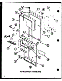 Refrigerator Door Parts (Tc22j / P7739013w) (Trg22j / P7739014w) parts for Amana Top-Mount Refrigerator TC18J-P7739005W from AppliancePartsPros.com