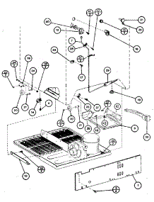Rear Components parts for Amana Top-Mount Refrigerator TC18K-P7803211W from AppliancePartsPros.com