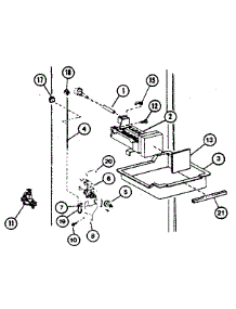 Add On Ice-Maker parts for Amana Top-Mount Refrigerator TC18K-P7803211W from AppliancePartsPros.com