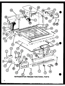 Refrigerator Freezer Functional Parts (Tc20m / P7858503w) (Tc20m / P7858504w) (Tc20mb / P7858528w) (Tc20mb / P7858529w) parts for Amana Top-Mount Refrigerator TC18M-P7858501W from AppliancePartsPros.com