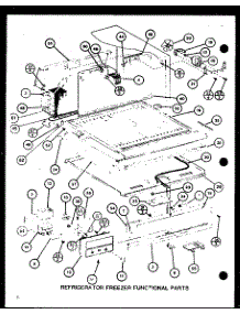 Refrigerator Freezer Functional Parts (Tc22m / P7858505w) parts for Amana Top-Mount Refrigerator TC18M-P7858502W from AppliancePartsPros.com