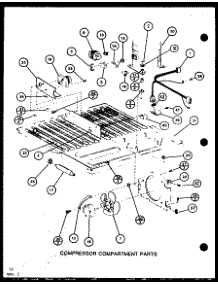 Compressor Compartment Parts (Tc18m / P7858501w) (Tc18m / P7858502w) (Tc18mb / P7858526w) (Tc18mb / P7858527w) parts for Amana Top-Mount Refrigerator TC18MB-P7858526W from AppliancePartsPros.com