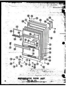 Refrigerator Door Assy 20 Cu. Ft. (Tr20w-C / P60303-12Wc) (Tr20w-C / P60303-12Wc) (Tr20w / P60303-12W) (Tr20w-Ag / P60303-12Wg) (Tr20w-C / P60303-17Wc) (Tr20w-A / P60303-17Wa) (Tr20w / P60303-17W) (Tr20w-Ag / P60303-17Wg) (Td20w / P60303-13W) (Td20w-C / P60303-13Wc) (Td20w-A parts for Amana Top-Mount Refrigerator TC18N-C-P60236-91WC from AppliancePartsPros.com