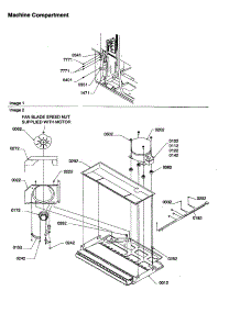 Machine Compartment parts for Amana Top-Mount Refrigerator TC18VL-P1315707WL from AppliancePartsPros.com
