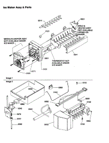 Ice Maker Assembly And Parts parts for Amana Top-Mount Refrigerator TC18VL-P1315707WL from AppliancePartsPros.com
