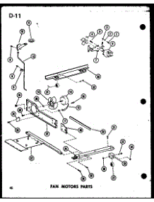 Fan Motors Parts (Td23d-C / P74660-6Wc) (Td23d / P74660-6W) (Td23d-A / P74660-6Wa) (Td23d-L / P74660-6Wl) (Td23d-G / P74660-6Wg) parts for Amana Top-Mount Refrigerator TC20D-P74660-9W from AppliancePartsPros.com