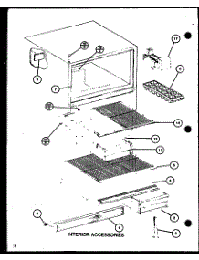 Interior Accessories (Tm18h / P7711005w) (Tm18h / P7711006w) parts for Amana Top-Mount Refrigerator TC20H-P7711016W from AppliancePartsPros.com