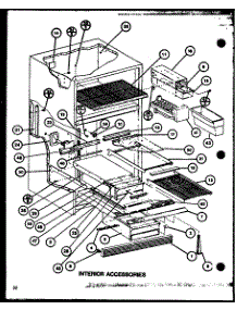 Interior Accessories (Tr18j / P7739004w) (Tc18j / P7739005w) parts for Amana Top-Mount Refrigerator TC20J-P7739010W from AppliancePartsPros.com