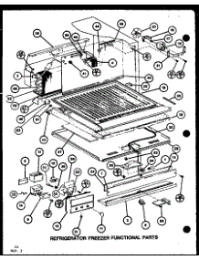 Refrigerator Freezer Functional Parts (Tc18k / P7803211w) (Tc18k / P7803212w) (Tci18k / P7803213w) (Tci18k / P7803214w) parts for Amana Top-Mount Refrigerator TC20K-P7803216W from AppliancePartsPros.com