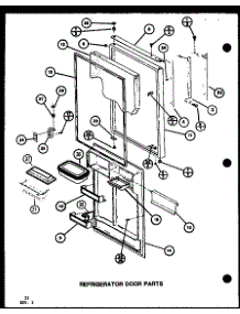 Refrigerator Door Parts (Tc20k / P7803215w) (Tc20k / P7803216w) (Tci20k / P7803217w) (Tci20k / P7803218w) parts for Amana Top-Mount Refrigerator TC20K-P7803216W from AppliancePartsPros.com