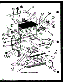 Interior Accessories (Tc22k2 / P7859227w) parts for Amana Top-Mount Refrigerator TC20K2-P7803251W from AppliancePartsPros.com