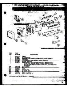 (Ic3k / P7621310w) parts for Amana Top-Mount Refrigerator TC20N-P1106204W from AppliancePartsPros.com
