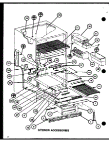 Interior Accessories (Tr18h / P7711007w) (Tr18h / P7711008w) (Tc18h / P7711009w) (Tc18h / P7711010w) parts for Amana Top-Mount Refrigerator TC22H-P7711018W from AppliancePartsPros.com