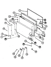 Freezer Door parts for Amana Top-Mount Refrigerator TC22K from AppliancePartsPros.com