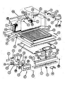 Refrigerator Freezer Functional parts for Amana Top-Mount Refrigerator TC22K from AppliancePartsPros.com