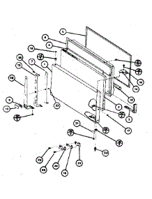 Freezer Door parts for Amana Top-Mount Refrigerator TC22K from AppliancePartsPros.com