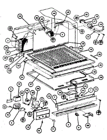 Refrigerator Freezer Functional parts for Amana Top-Mount Refrigerator TC22K from AppliancePartsPros.com