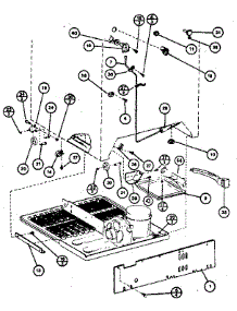 Rear Components parts for Amana Top-Mount Refrigerator TC22K from AppliancePartsPros.com