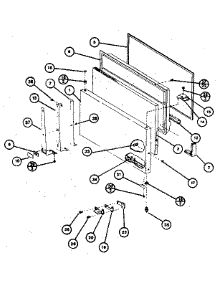 Freezer Door parts for Amana Top-Mount Refrigerator TC22K from AppliancePartsPros.com