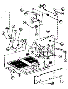 Rear Components parts for Amana Top-Mount Refrigerator TC22K from AppliancePartsPros.com