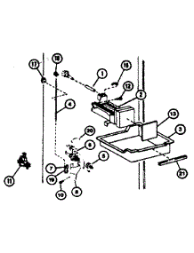 Add On Ice-Maker parts for Amana Top-Mount Refrigerator TC22K from AppliancePartsPros.com