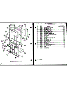 Refrigerator Door Parts (Tc20k2 / P7803250w) (Tc20k2 / P7803251w) parts for Amana Top-Mount Refrigerator TC22K2-P7859227W from AppliancePartsPros.com
