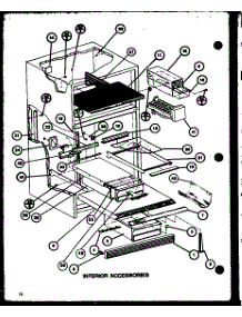 Interior Accessories (Tc20k2 / P7803250w) (Tc20k2 / P7803251w) parts for Amana Top-Mount Refrigerator TC22K2-P7859227W from AppliancePartsPros.com