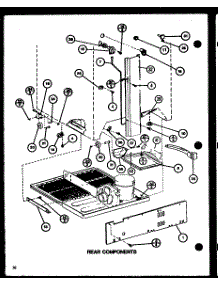 Rear Components (Tc22k2 / P7859227w) parts for Amana Top-Mount Refrigerator TC22K2-P7859227W from AppliancePartsPros.com