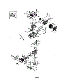 Tecumseh 2-Cycle Engine parts for Tecumseh Lawn & Garden Engine TC300-3192F from AppliancePartsPros.com