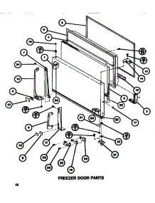 Freezer Door parts for Amana Top-Mount Refrigerator TC522G-P7655608W from AppliancePartsPros.com