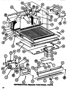 Functional Parts (Ref / Frz) parts for Amana Top-Mount Refrigerator TC522K-P7816004W from AppliancePartsPros.com