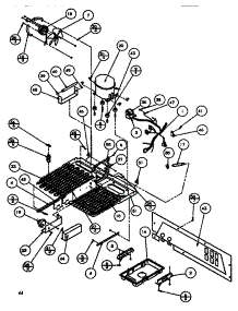 Compressor parts for Amana Top-Mount Refrigerator TC522Q-P1135701W from AppliancePartsPros.com