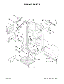 Frame Parts parts for Jenn-Air Trash Compactor TC607X6 from AppliancePartsPros.com