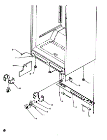 Cabinet Bottom parts for Amana Top-Mount Refrigerator TCI18A3-P1181805W from AppliancePartsPros.com