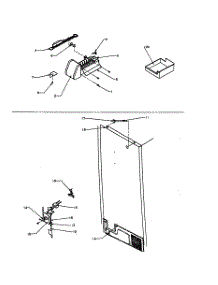 Ice Maker Txi21a3 - Tsi / Tci18a3 parts for Amana Top-Mount Refrigerator TCI18A3-P1181805W from AppliancePartsPros.com