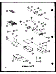 Interior Parts (Tm20e-C / P74660-12Wc) (Tm20e / P74660-12W) (Tm20e-A / P74660-12Wa) (Tm20e-L / P74660-12Wl) (Tm20e-G / P74660-12Wg) (Tc20e-C / P74660-18Wc) (Tc20e-A / P74660-18Wa) (Tc20e-G / P74660-18Wg) (Tc20e / P74660-18W) (Tc20e-L / P74660-18Wl) (Tci20e-C / P74660-19Wc) (Tc parts for Amana Top-Mount Refrigerator TCI18E-C-P74660-16WC from AppliancePartsPros.com
