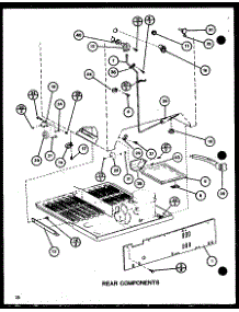 Rear Components (Tci20j / P7739038w) (Tci20j / P7739039w) parts for Amana Top-Mount Refrigerator TCI18J-P7739036W from AppliancePartsPros.com