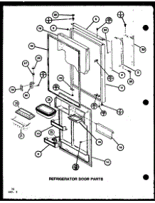 Refrigerator Door Parts (Tc22k / P7803219w) (Tci22k / P7803220w) (Tci22k / P7803244w) (Tc22k / P7859203w) parts for Amana Top-Mount Refrigerator TCI18K-P7803213W from AppliancePartsPros.com